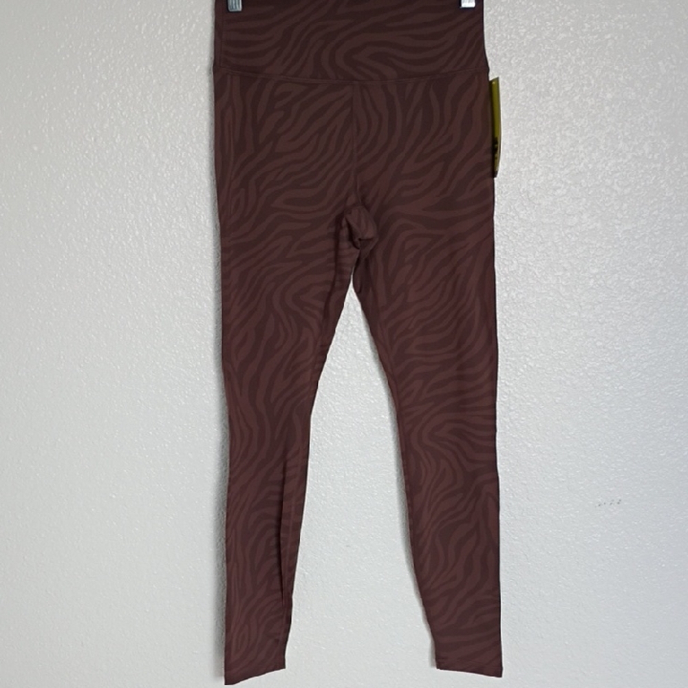 All in Motion Brown Zebra Print Leggings